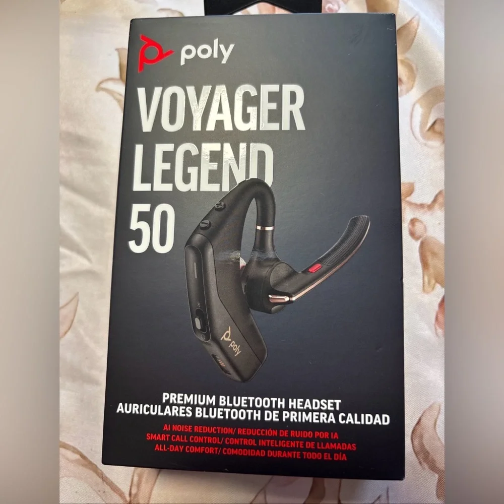 Poly Voyager Legend 50 Headset UC Mono Noise Cancelling Microphone